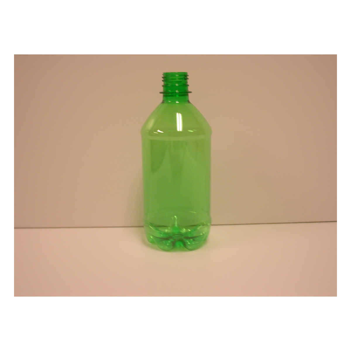 PET Bottles 500mL Green, 24/Case
