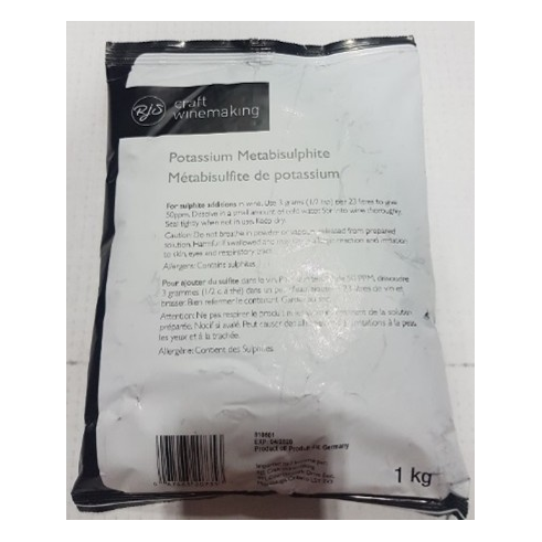 Potassium Metabisulphite 1kg